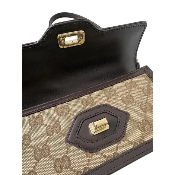 Gucci Luce gg Beige and Brown Shoulder Bag - Picture 9 of 11